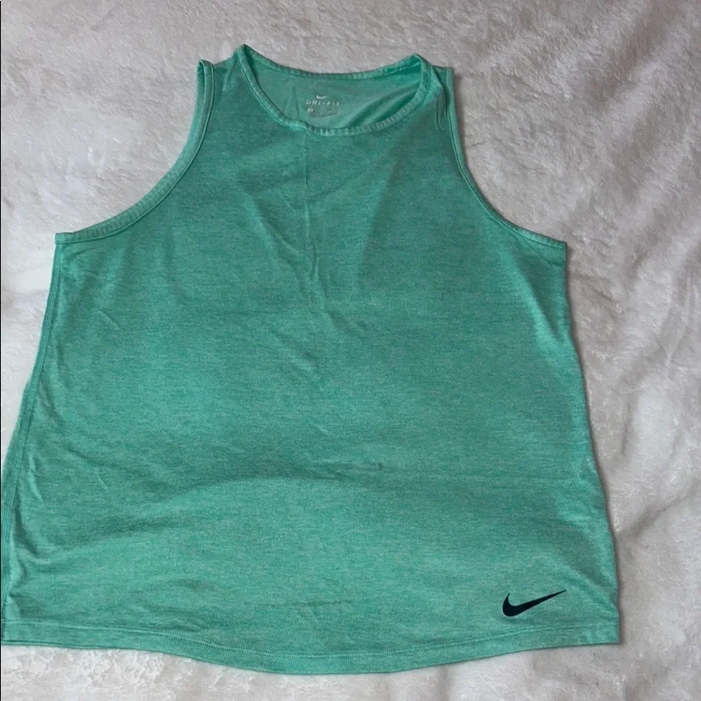Nike Green Boxy Sleeveless Tank Top
